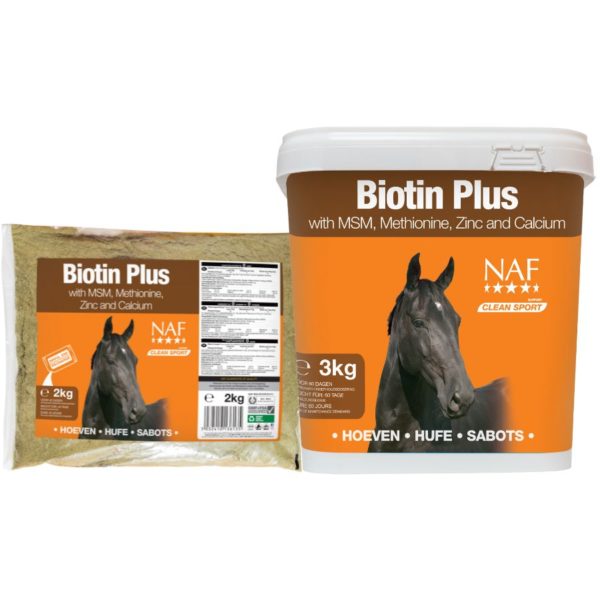 NAF Biotin Plus | Zusatzfutter für Pferde