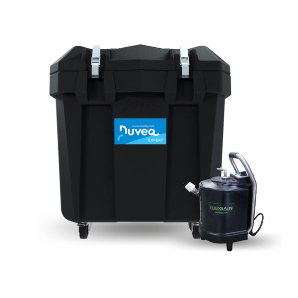 Nuveq Expert und Haygain PB Heubedampfer